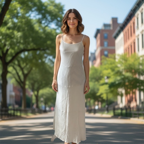 Womens Papermoon Ivory Maxi Dress Size M - Picture 1 of 8